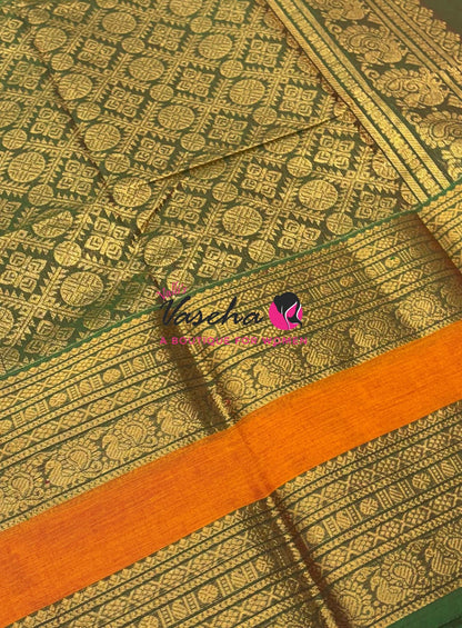 Kanchi Cotton Saree - VVKCS024