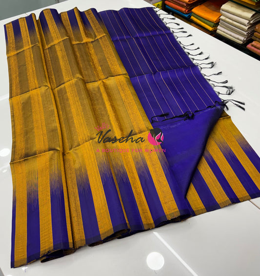 Pure Soft Silk Saree /Jute Duppion Silk - VVPJS001