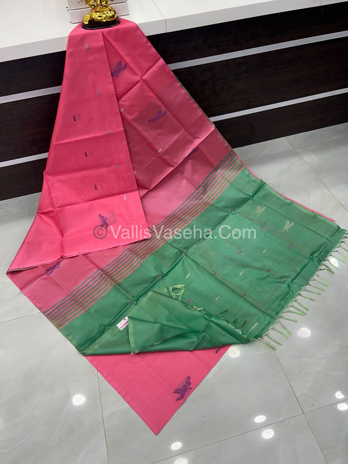 Vazhai Pattu Saree / Banana Pith - With Blouse - VVVPS001