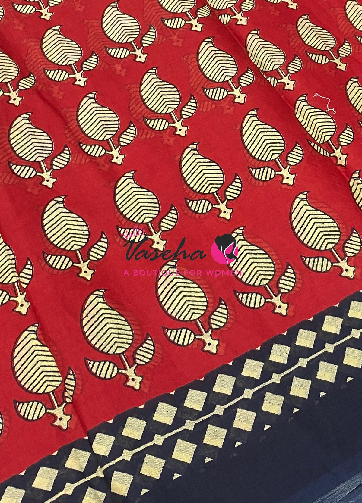 Pure Soft Mul Mul Cotton Sarees - Hand Block Prints - VVMMC011