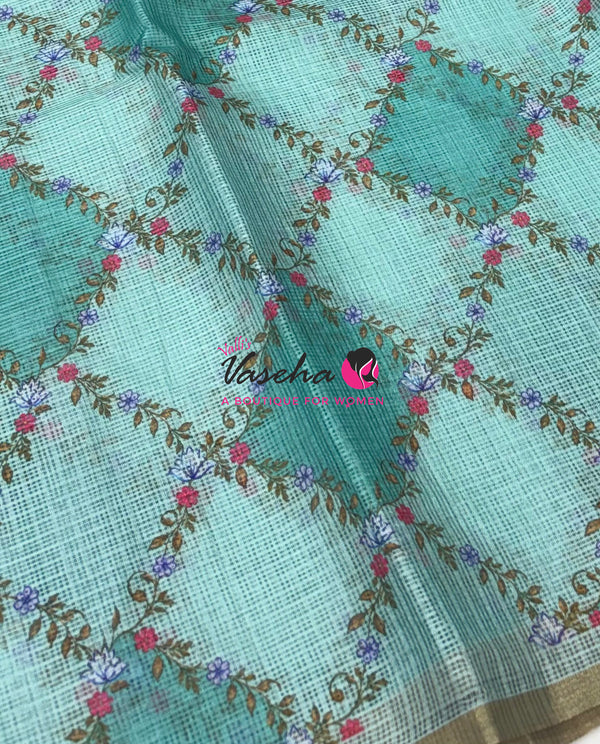 Light Weight  Kota - Kodi Design Printed Saree  - VVKPS002