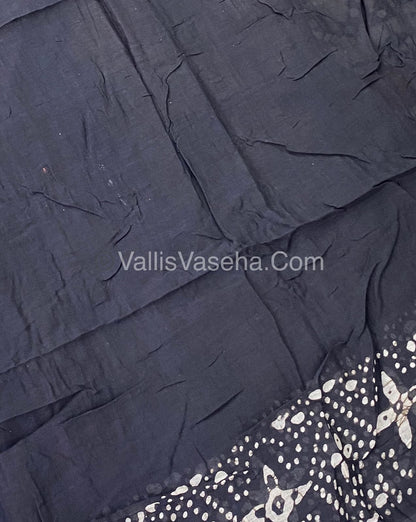 Pure Soft Mul Mul Cotton Sarees - Hand Block Prints - VVMMC003