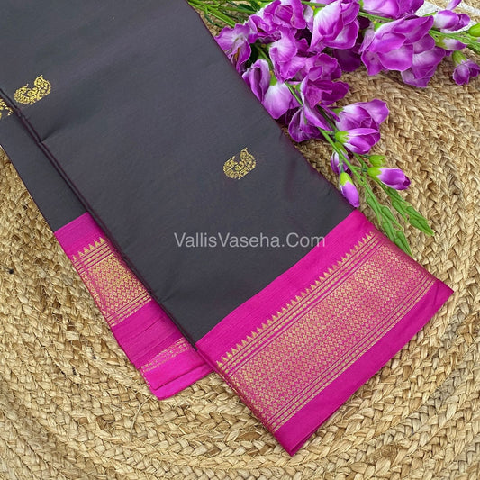 Semi Silk - Dual Green With Pink - VVSS001