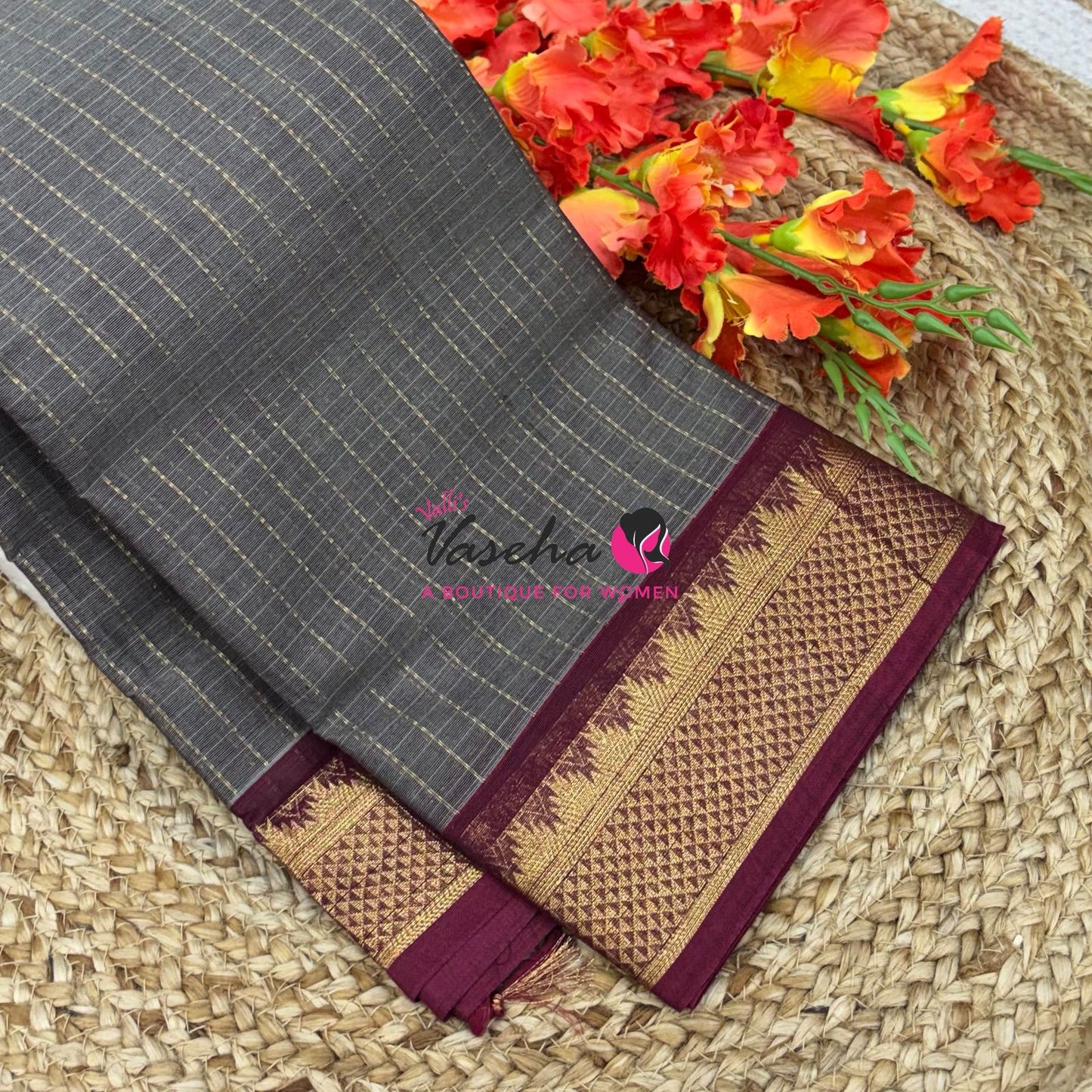 Kanchi Cotton Saree - VVKCS027