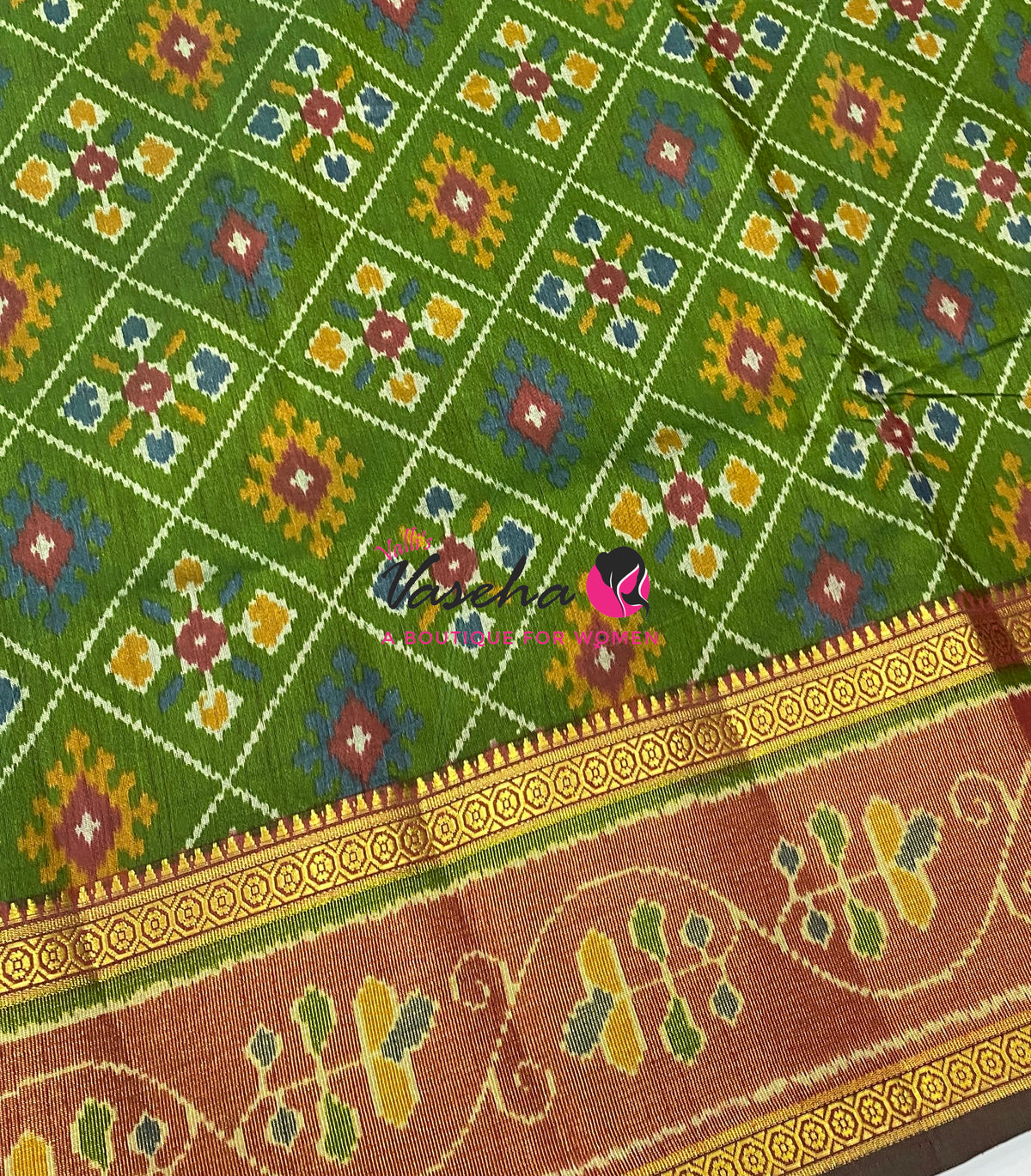 Semi Patola | Printed Silk Saree - Combo - VVSPS002