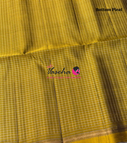 Pure Soft Silk Saree - Partly Pallu -  Half & Half Saree - VVPSS142