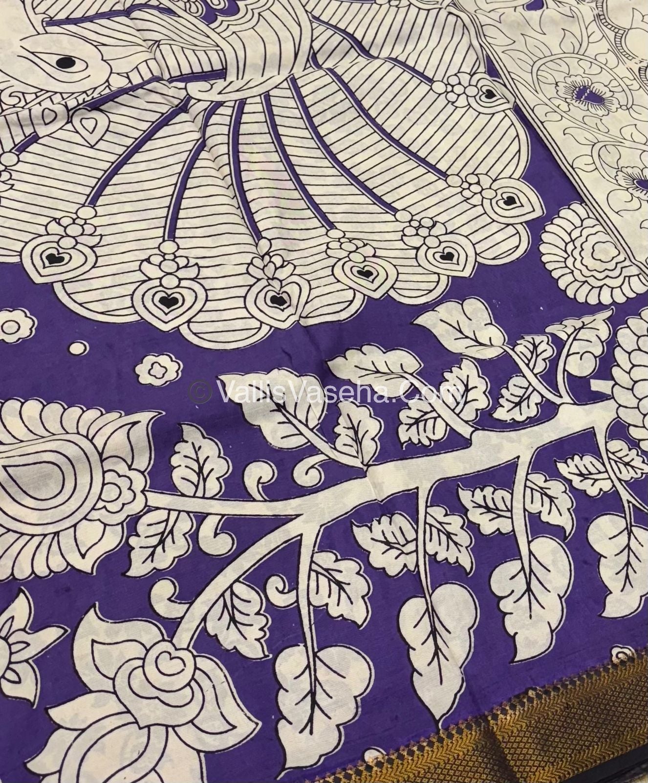 Chennur Silk | Kalamkari Prints | VVCKS006