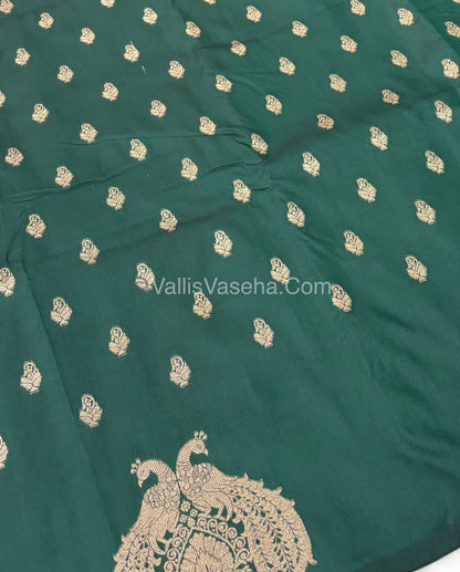 Semi Soft Silk  - Green Shade -VVSSS018