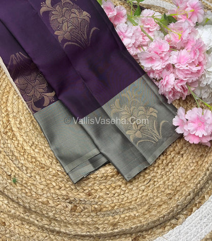 Half Mix - Pure Soft Silk Saree - VVPSS054
