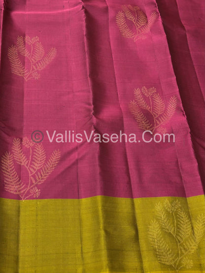 Half Mix - Pure Soft Silk Saree - VVPSS075