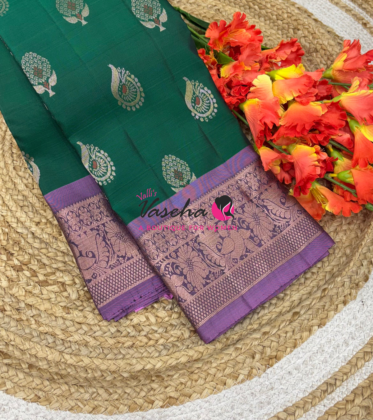Half Mix - Pure Soft Silk Saree - VVPSS031