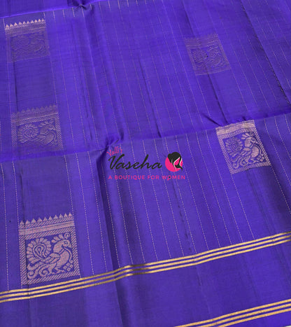 Pure Soft Silk Saree  - Violet Shade - VVPSS134