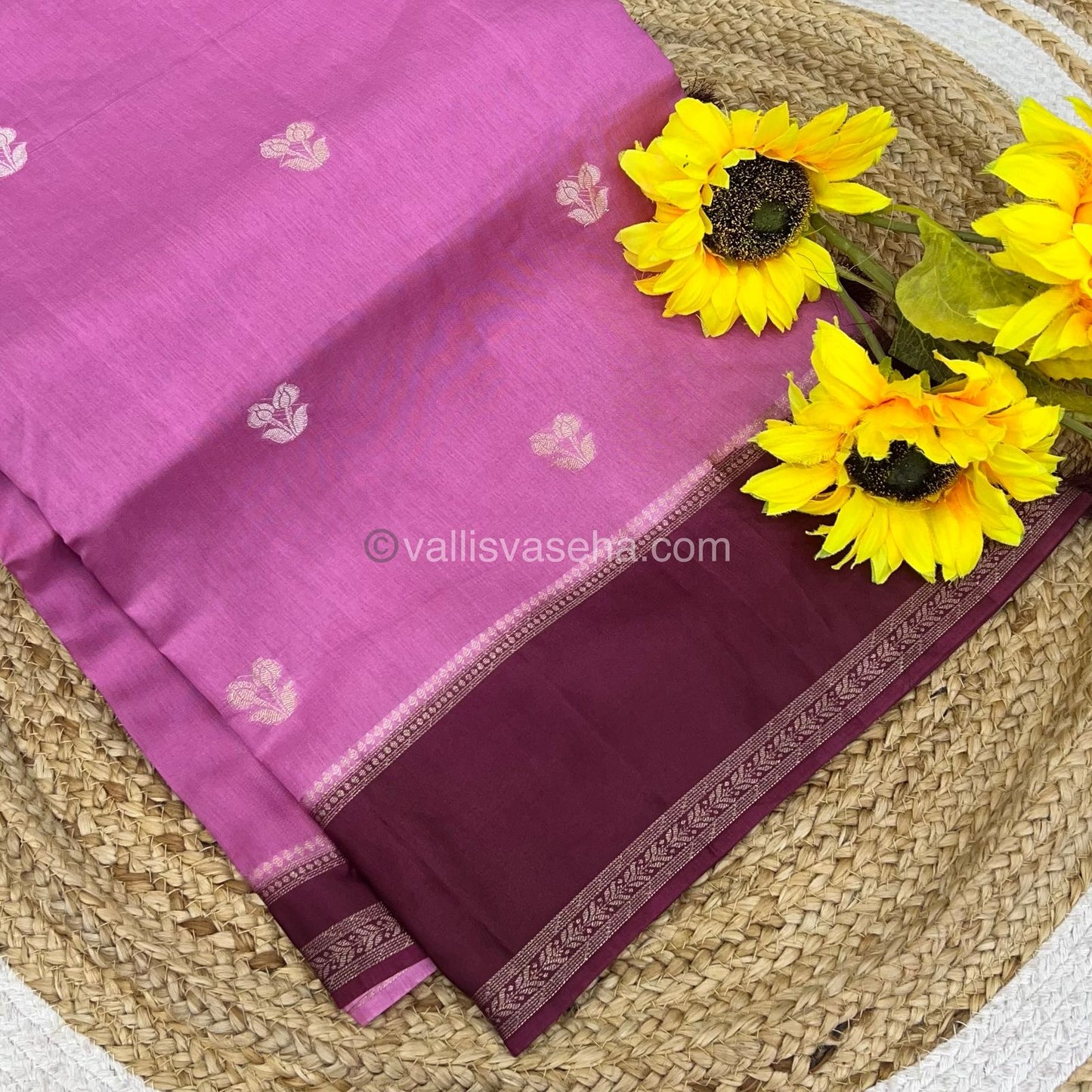 Russian Viscose - Premium Viscose Saree - Retta Petta Border- VVRVS002