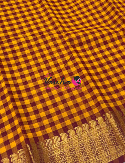 Chettinadu Cotton Saree - VVCCS004
