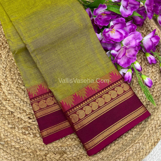 Kanchi Cotton Saree - VVKCS007