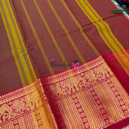 Kanchi Cotton Saree - VVKCS019