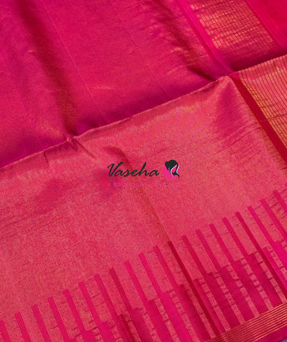 Pure Soft Silk Saree  - Small Pazhum Pazhamum Checks - VVPSS159