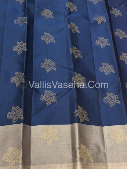 Half Mix - Pure Soft Silk Saree - VVPSS075