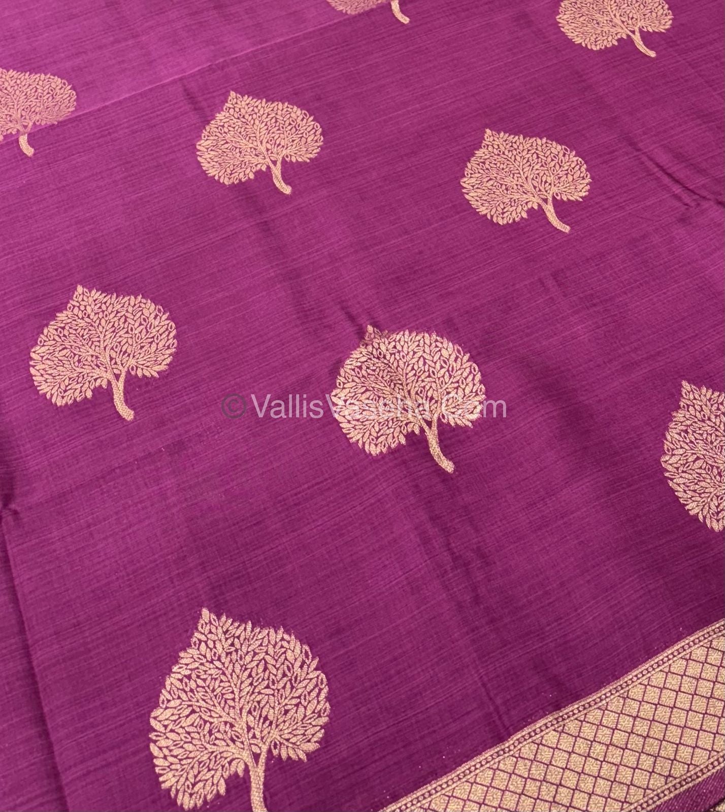 Banarasi - Heritage Silk - Semi Kathan Silk -  Onion Pink Shade - VVBHS007