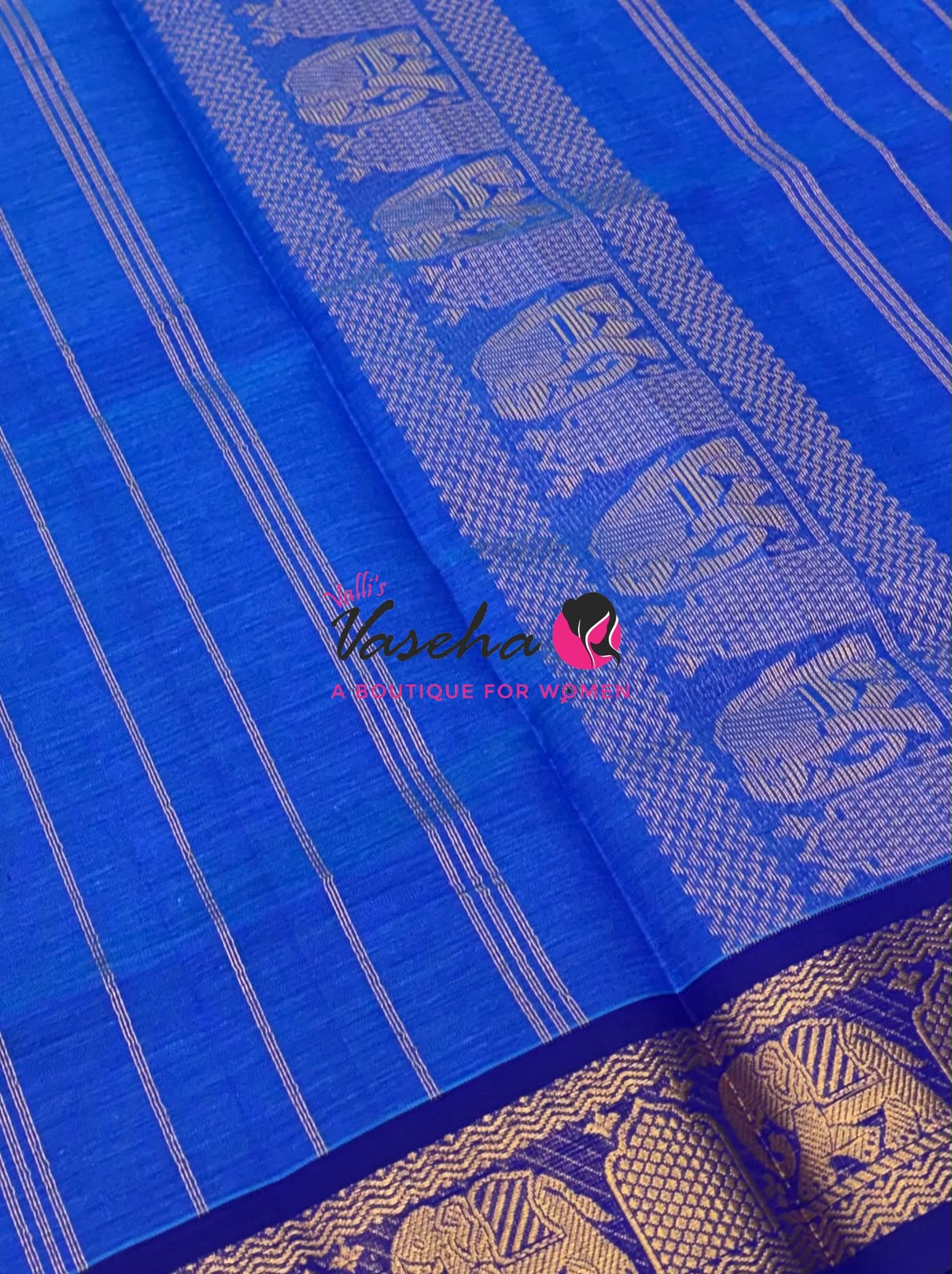 Semi Silk Cotton Saree | Small Leaf Butta Design |VVSSC010