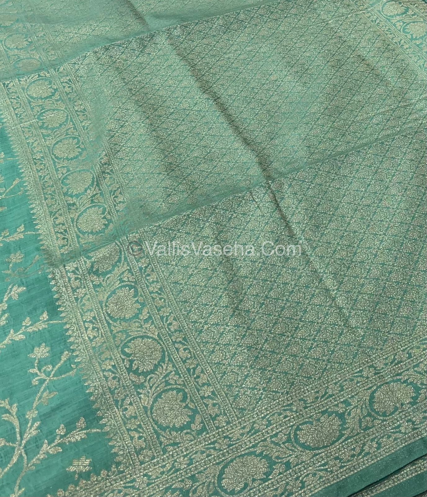 Banarasi - Heritage Silk - Semi Kathan Silk - Green  Shade- VVBHS001
