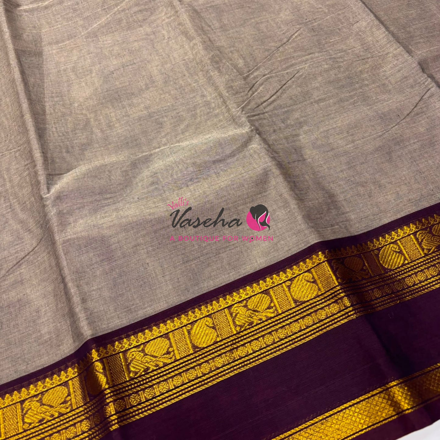 Kanchi Cotton Saree - VVKCS019