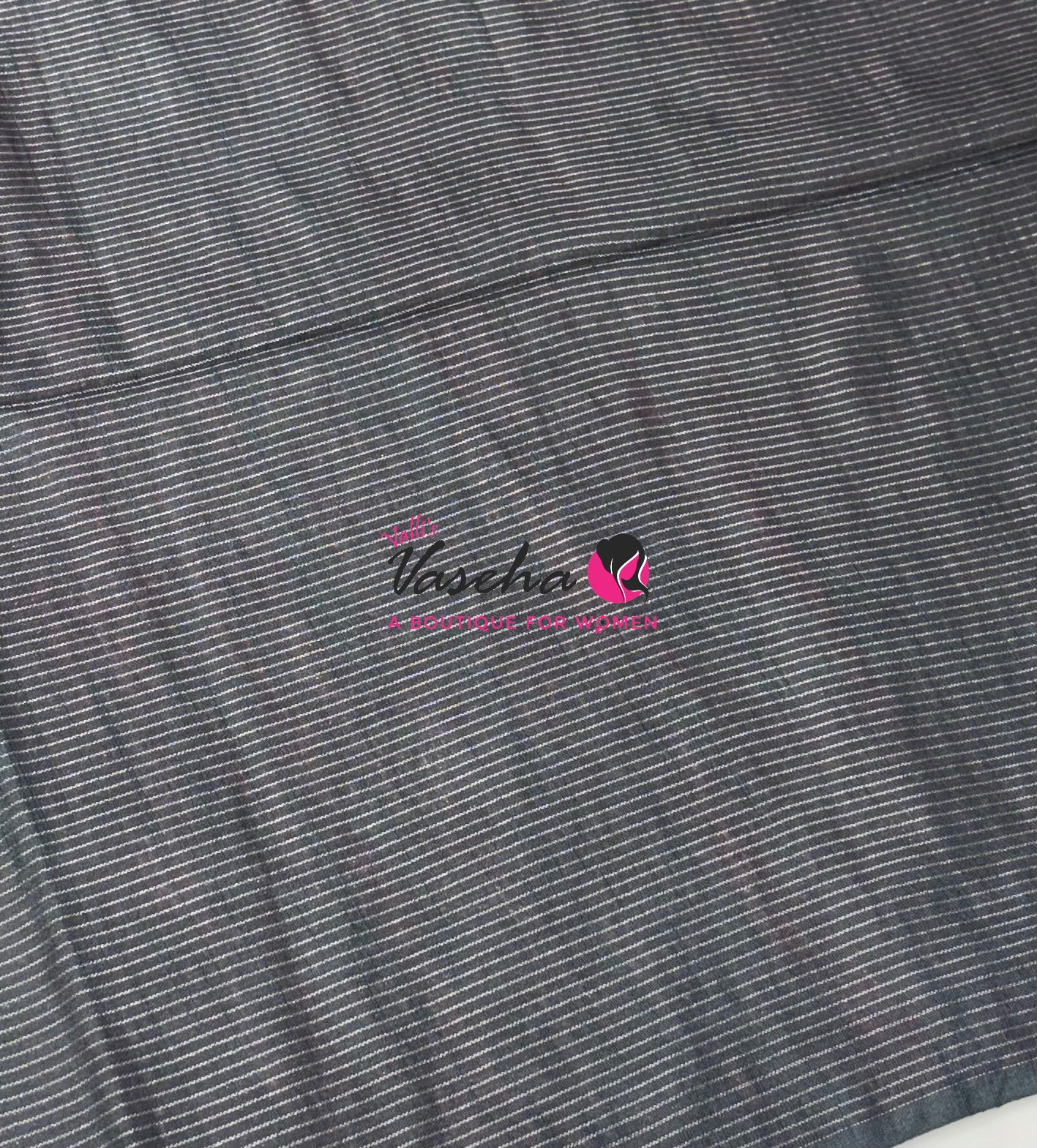 Bhagalpuri Silk - Vaira Voosi Lines - Pink & Grey Combo - VVBSV003