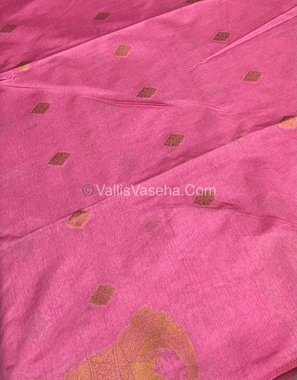 Mulberry Semi Silk - Baby pink  Shade - VVMSS001