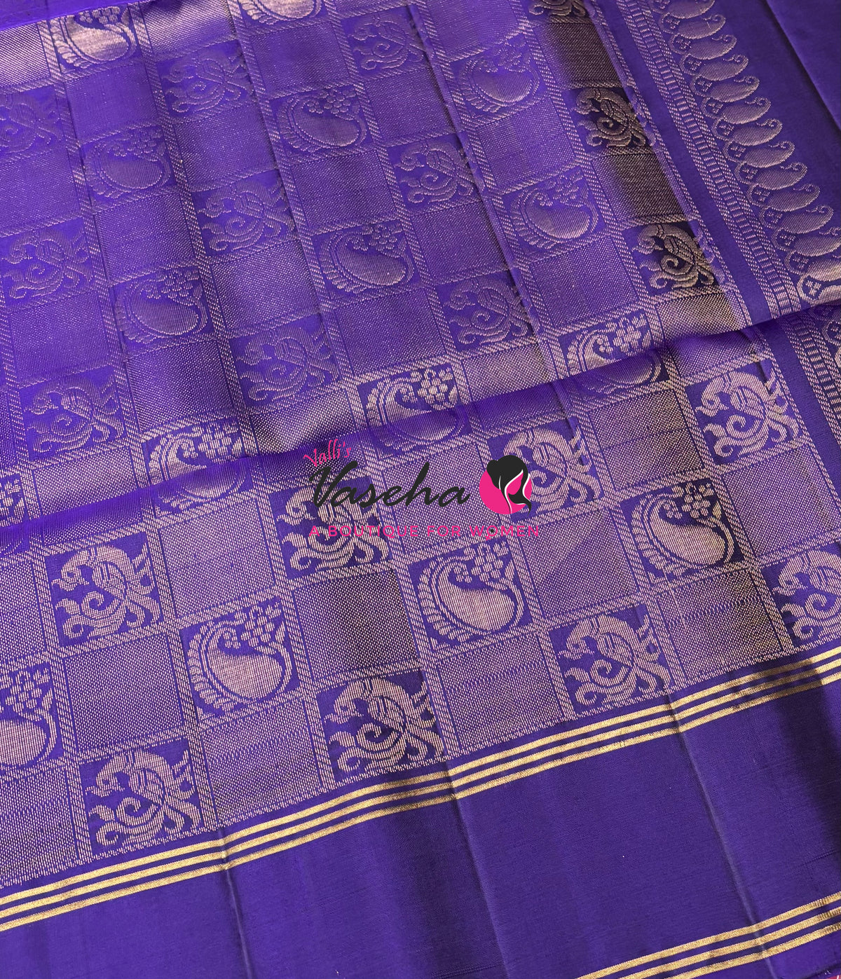 Pure Soft Silk Saree  - Violetish Purple Shade - VVPSS134
