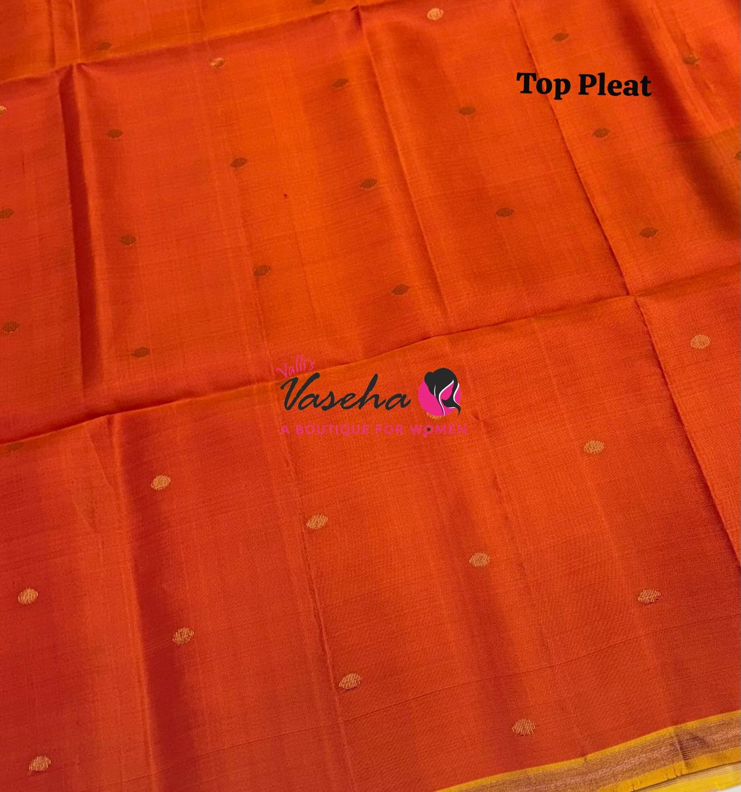 Pure Soft Silk Saree - Partly Pallu -  Half & Half Saree - VVPSS088