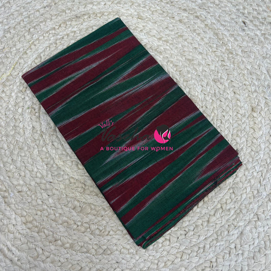Blouse Bit - Pure Cotton - Fancy Pochampally- 1 mtr - VVBFP001