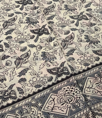 Pure Kalamkari Cotton Saree - VVPKC002