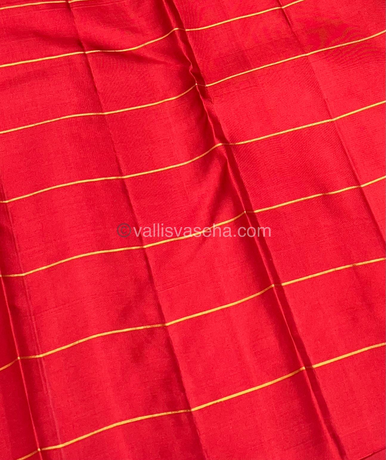 Pure Kanchipuram Silk Saree - Pazhum Pazhamum Checks - VVPS017
