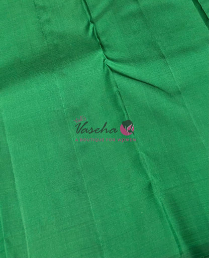 Pure Kanchipuram Silk Saree - Thalampoo - VVPS029