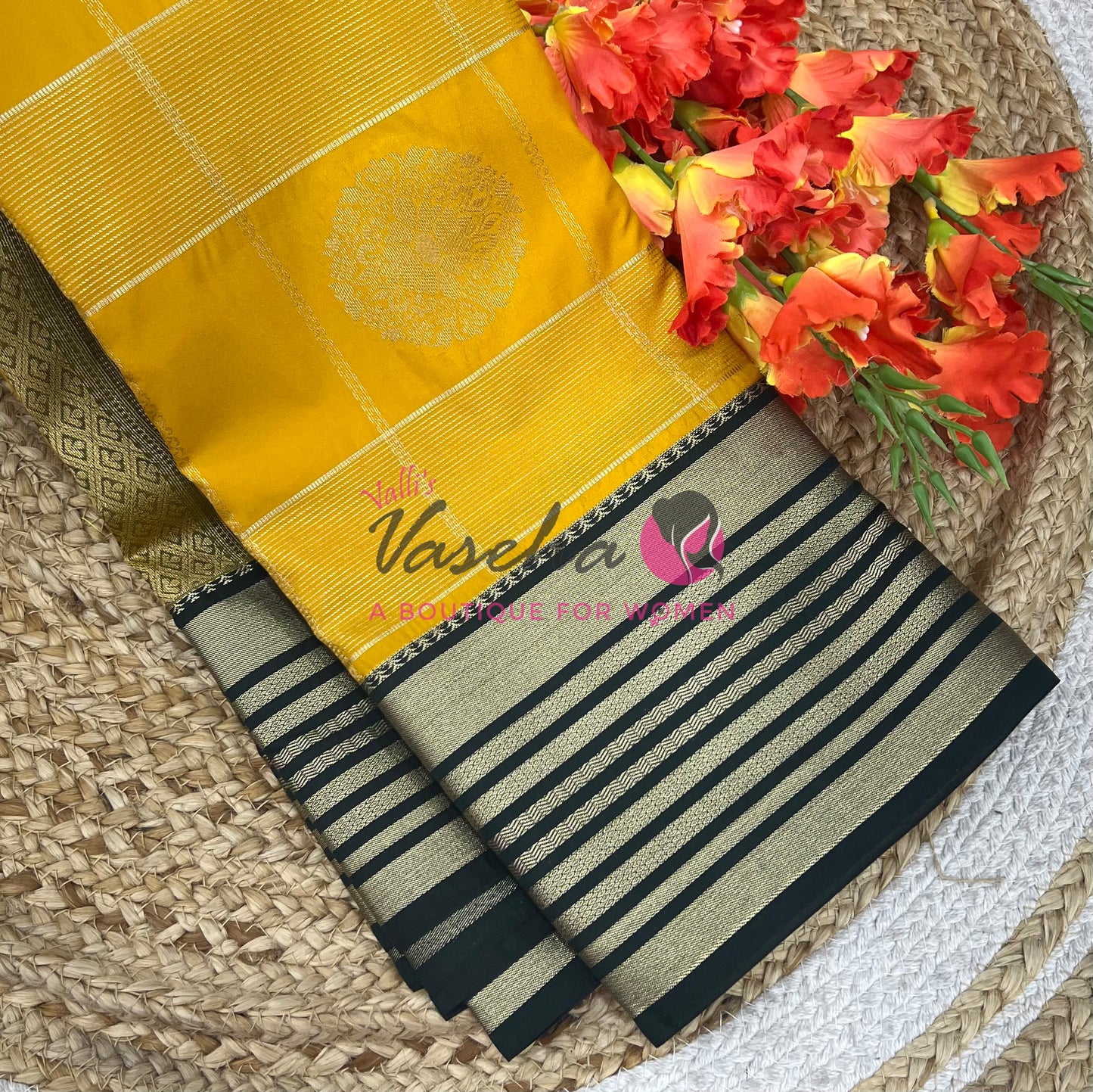 Semi Bridal Kanchi Silk  - Korvai - Premium- VVSKS008