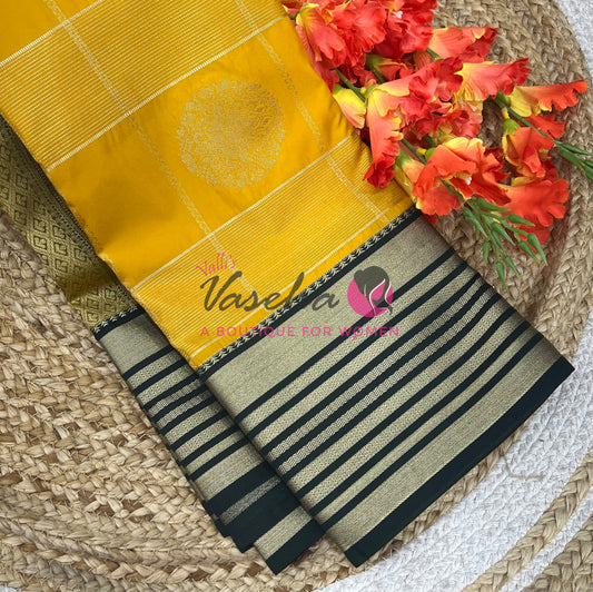 Semi Bridal Kanchi Silk  - Korvai - Premium- VVSKS008