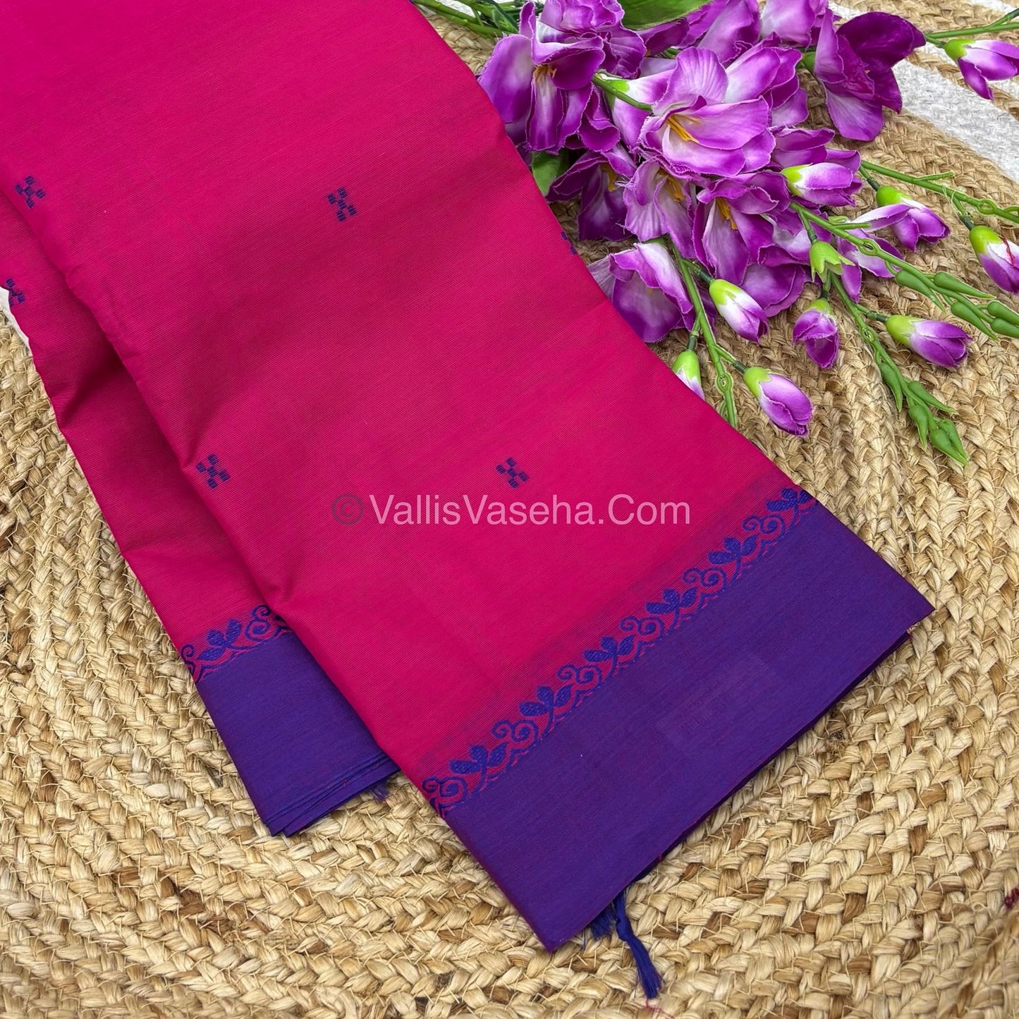 Kanchi Cotton Saree - VVKCS017