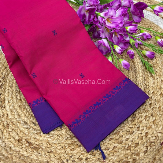 Kanchi Cotton Saree - VVKCS017