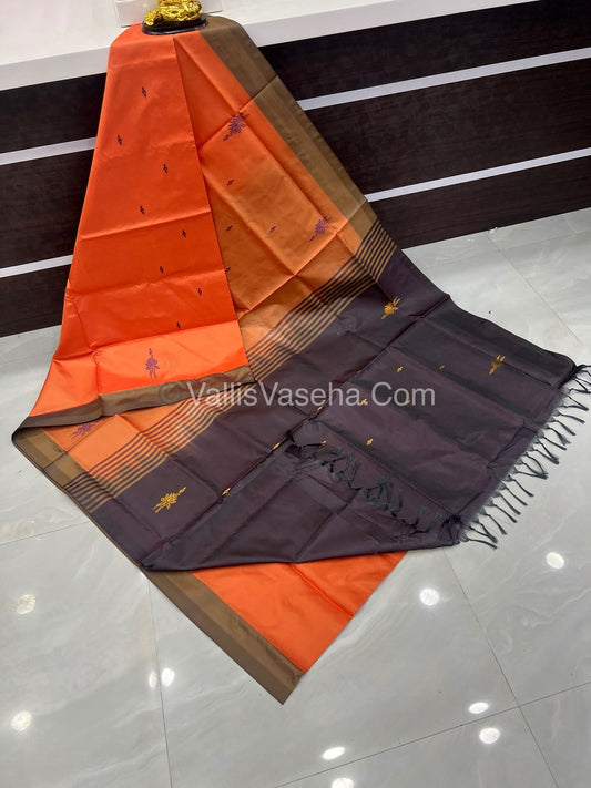Vazhai Pattu Saree / Banana Pith - With Blouse - VVVPS001
