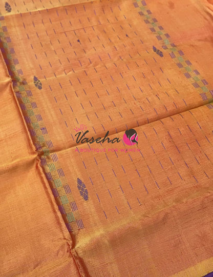 Vazhai Pattu Saree / Banana Pith - With Blouse - VVVPS002