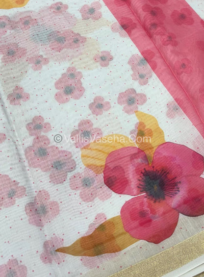 30% less - Offer Saree - Mixed Cotton Saree - VVDS003