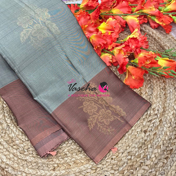 Half Mix - Pure Soft Silk Saree - VVPSS104
