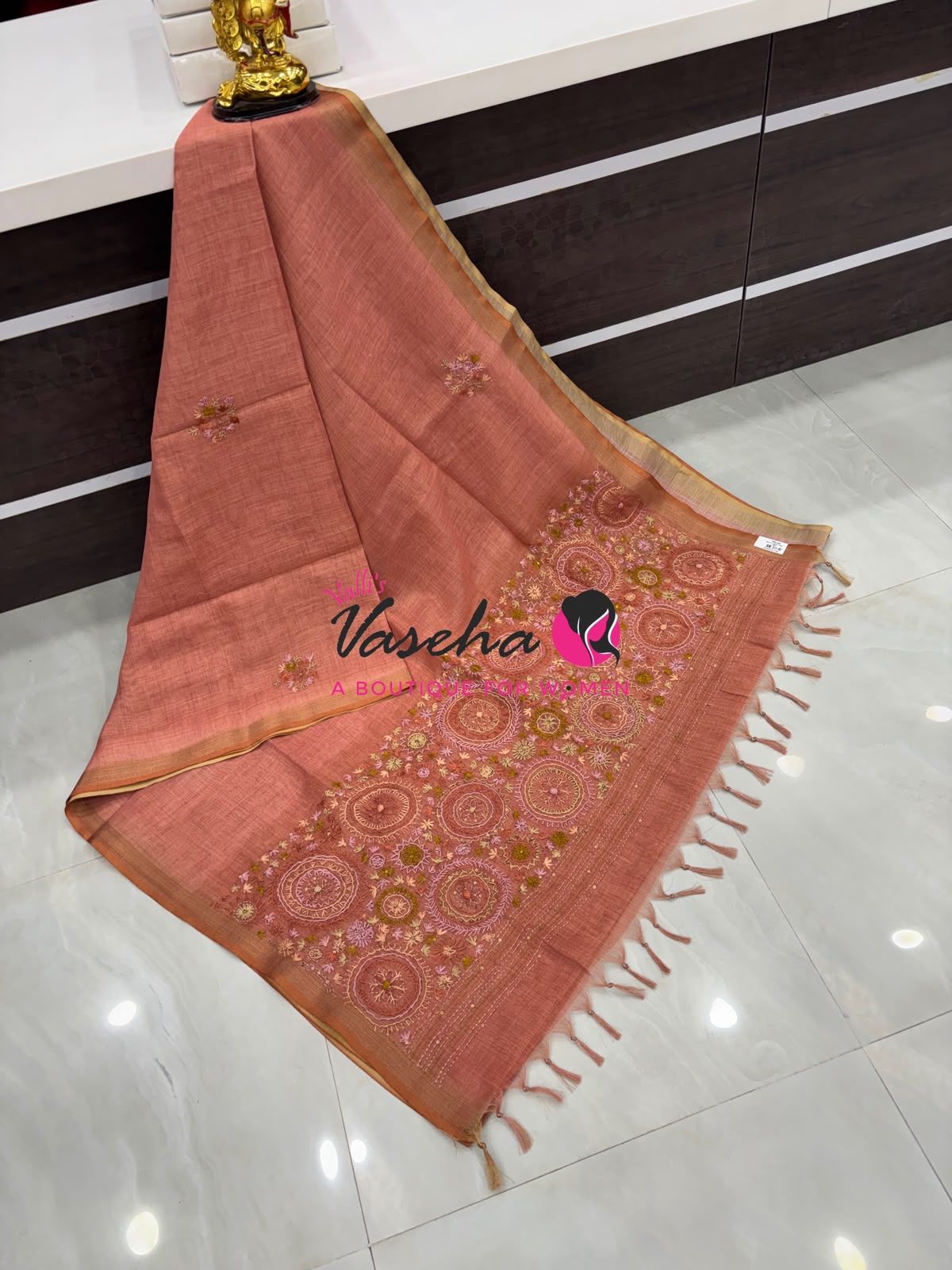 French Knot - Tissue Saree  - VVLFN019