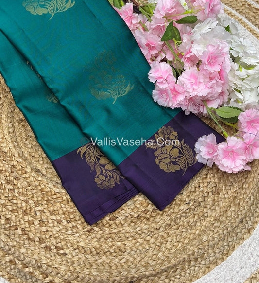 Half Mix - Pure Soft Silk Saree - VVPSS040