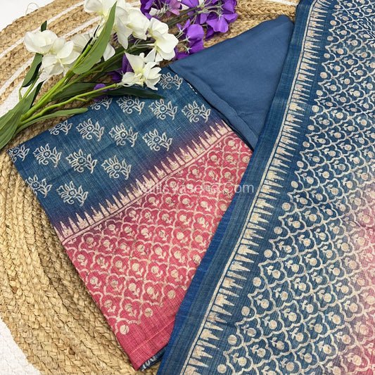 Digital Printed Tissue Linen Salwar Material  | VVUSM003