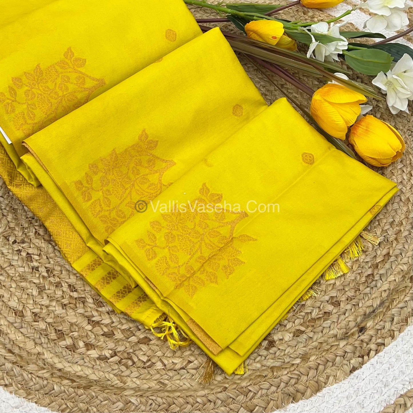 Mulberry Semi Silk - Lemon Yellow Shade - VVMSS002