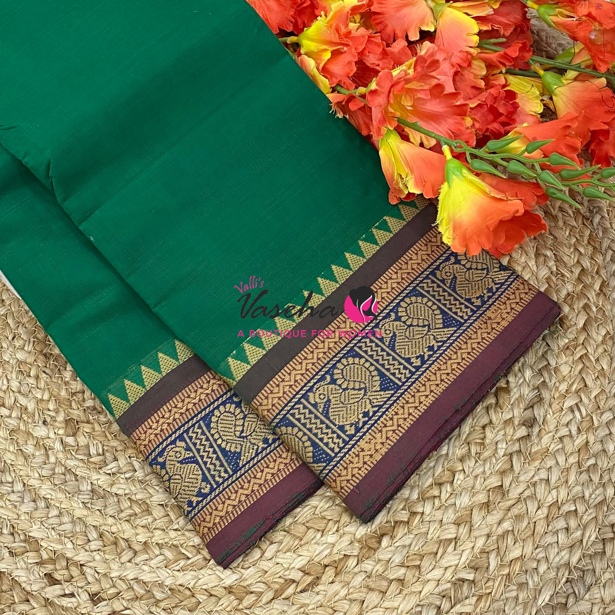 Chettinadu Cotton Saree - VVCCS003
