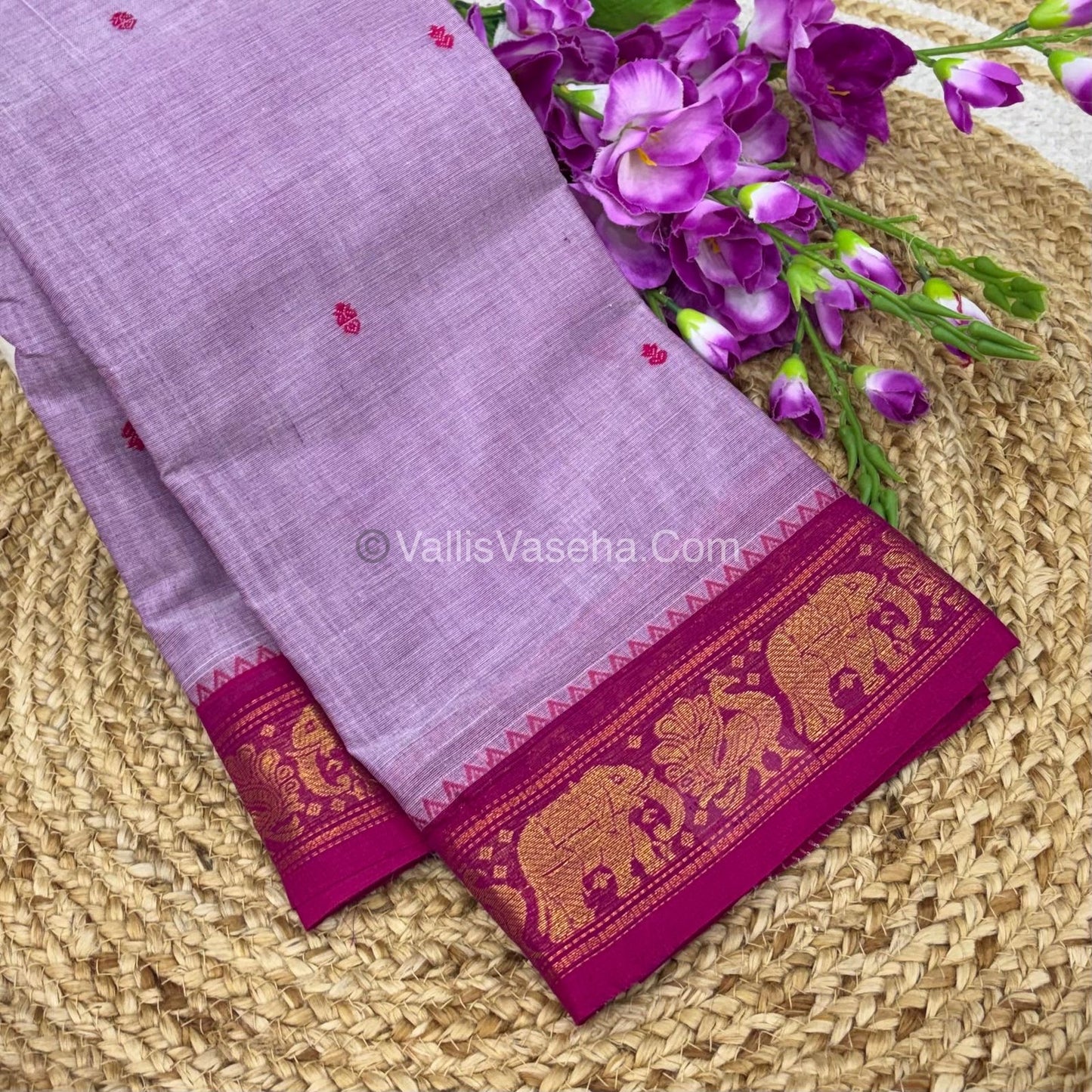 Kanchi Cotton Saree - VVKCS017