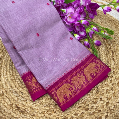 Kanchi Cotton Saree - VVKCS017