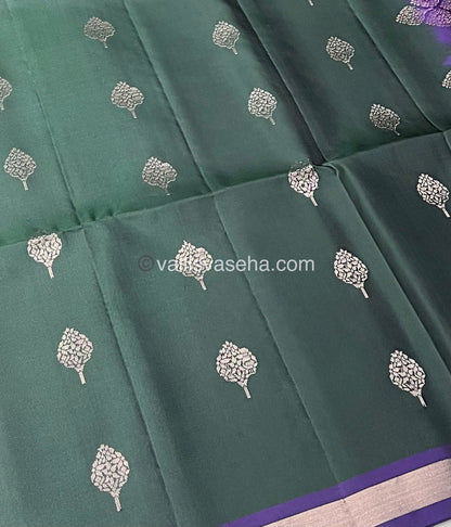 Pure Soft Silk Saree -Half Gold Zari Border - VVPSS032